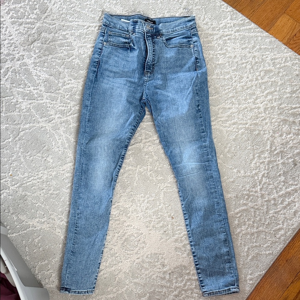 Express Women's Light Blue Skinny Jeans